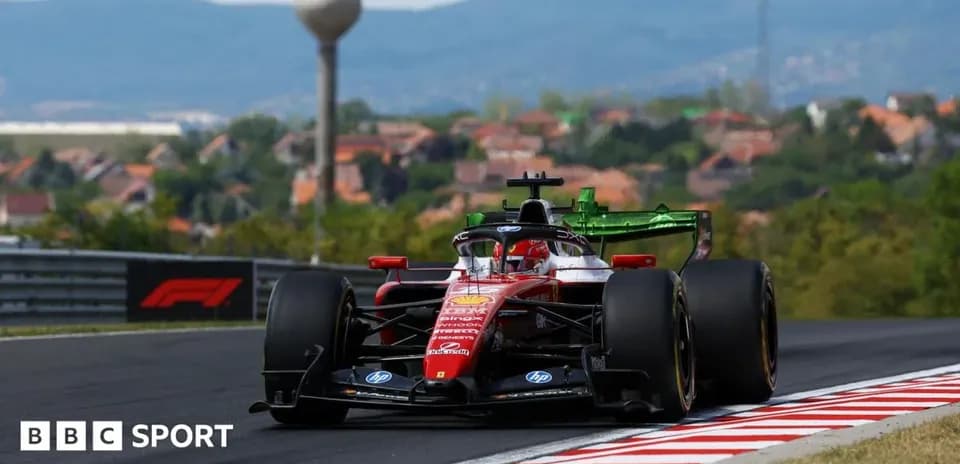 Ferrari Formula 1 car racing on track