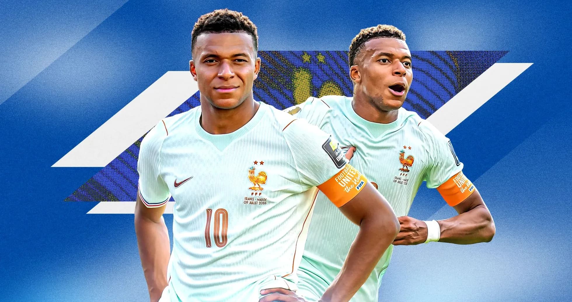 Kylian Mbappé in France national team kit