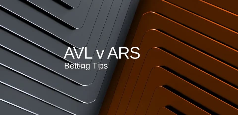 AVR v ARS betting tips graphic design
