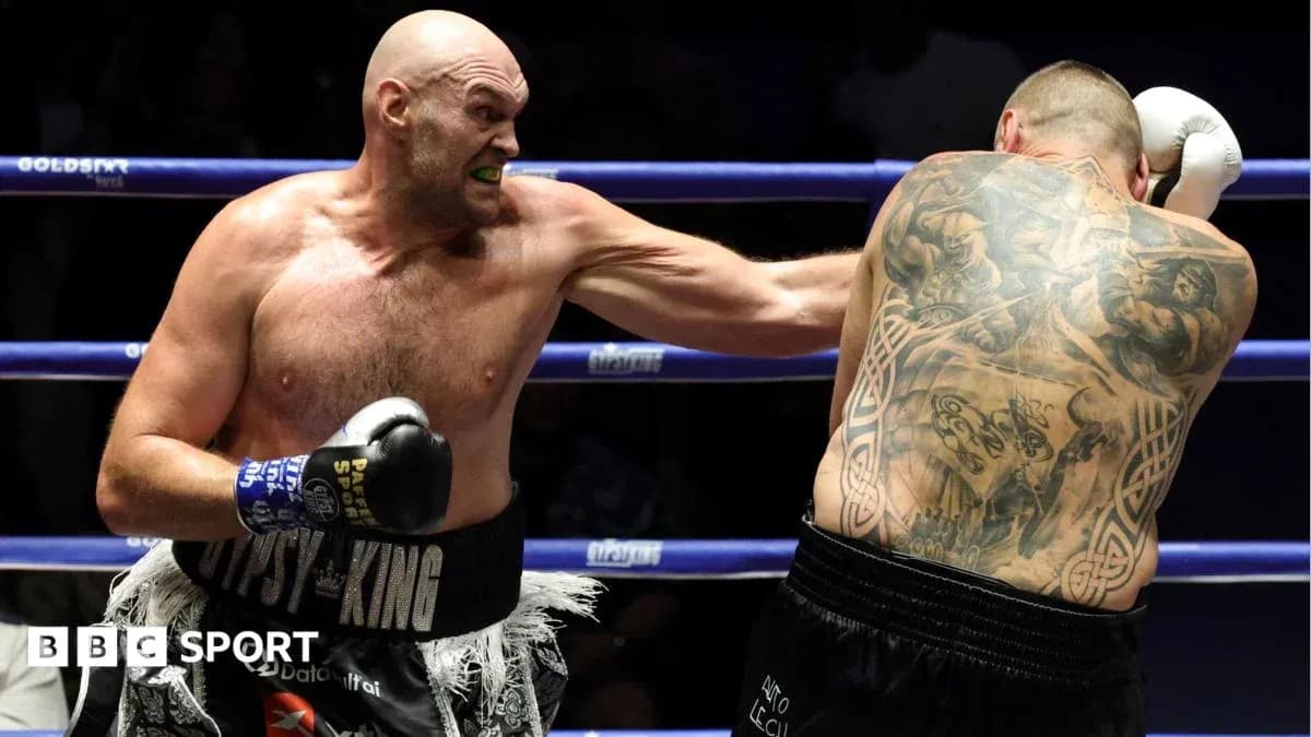 Boxer throwing a punch in the ring