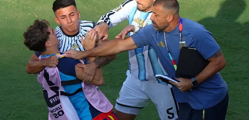 Players and staff involved in on-field altercation