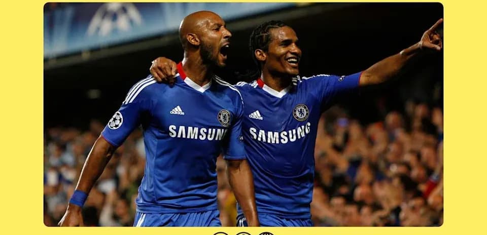 Ikkita Chelsea futbolchisi gollarni nishonlayapti