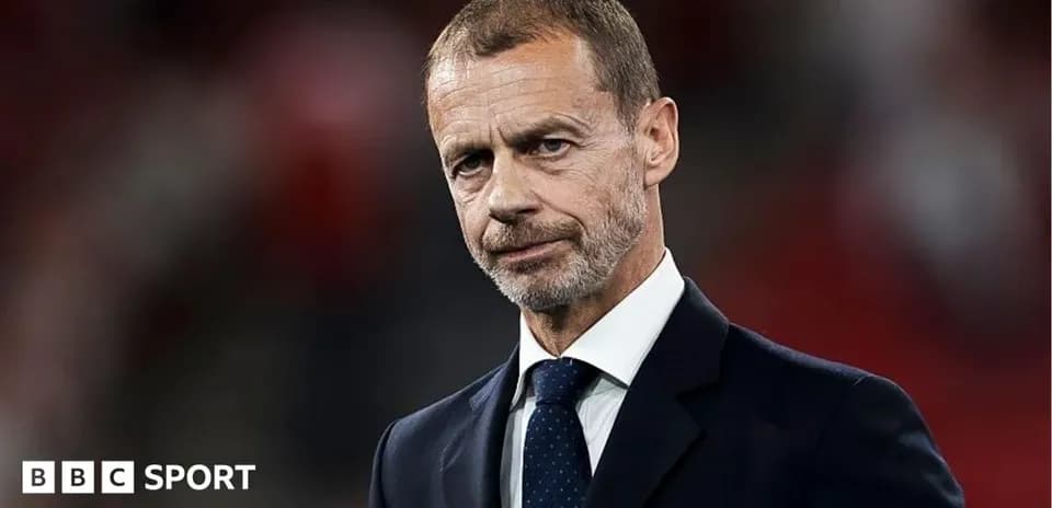 Uefa prezidenti matbuot anjumanida