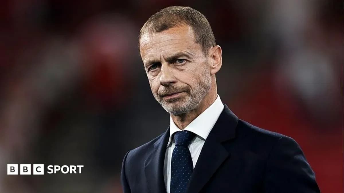 Uefa prezidenti matbuot anjumanida