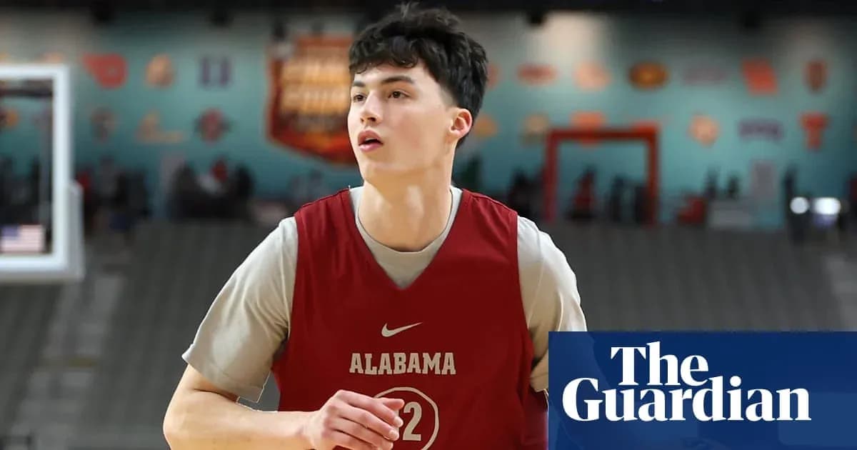 Basketball player practicing during training session