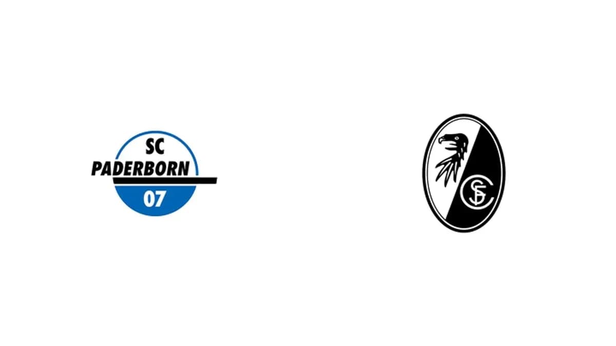 Logos of SC Paderborn and SC Freiburg