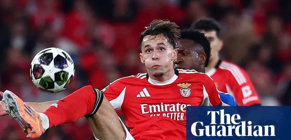 Benfica player in action during a match