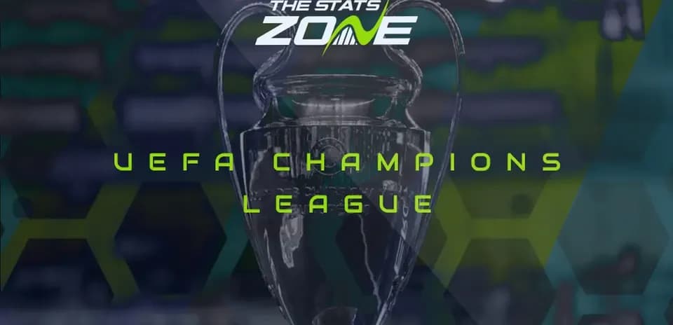 UEFA Champions League trophy on colorful background