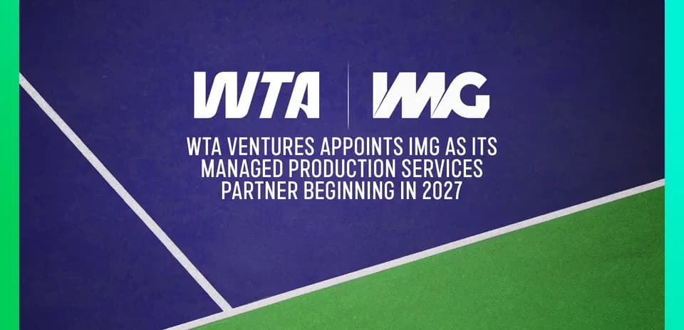 WTA and IMG partnership announcement for 2027