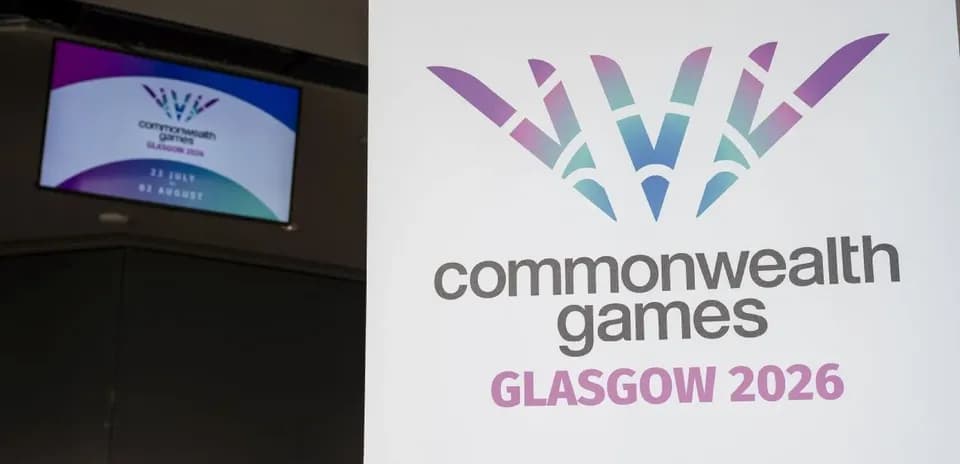 Commonwealth Games 2026 logo display in venue