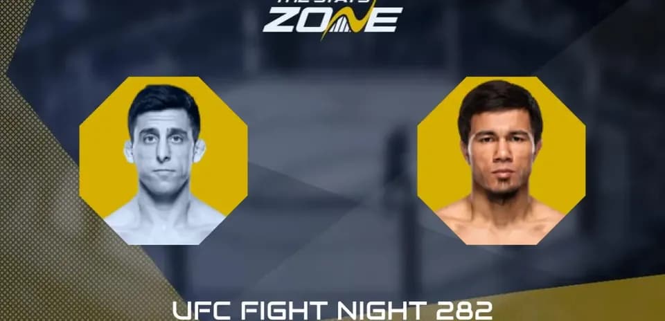 UFC Fight Night 282 fighter face-off graphic
