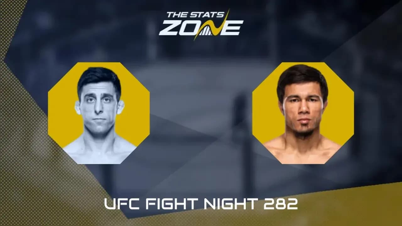 UFC Fight Night 282 fighter face-off graphic