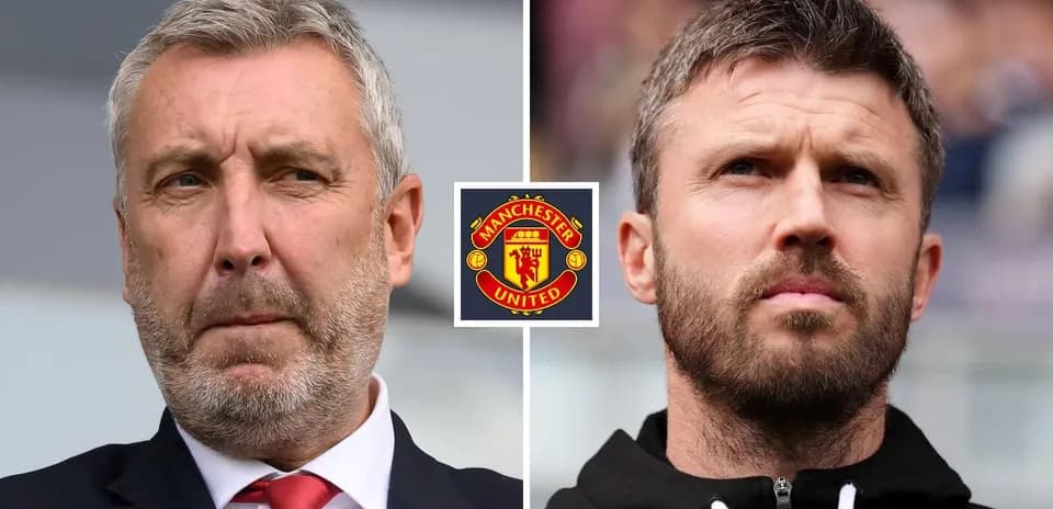 Coaches of Manchester United in split image