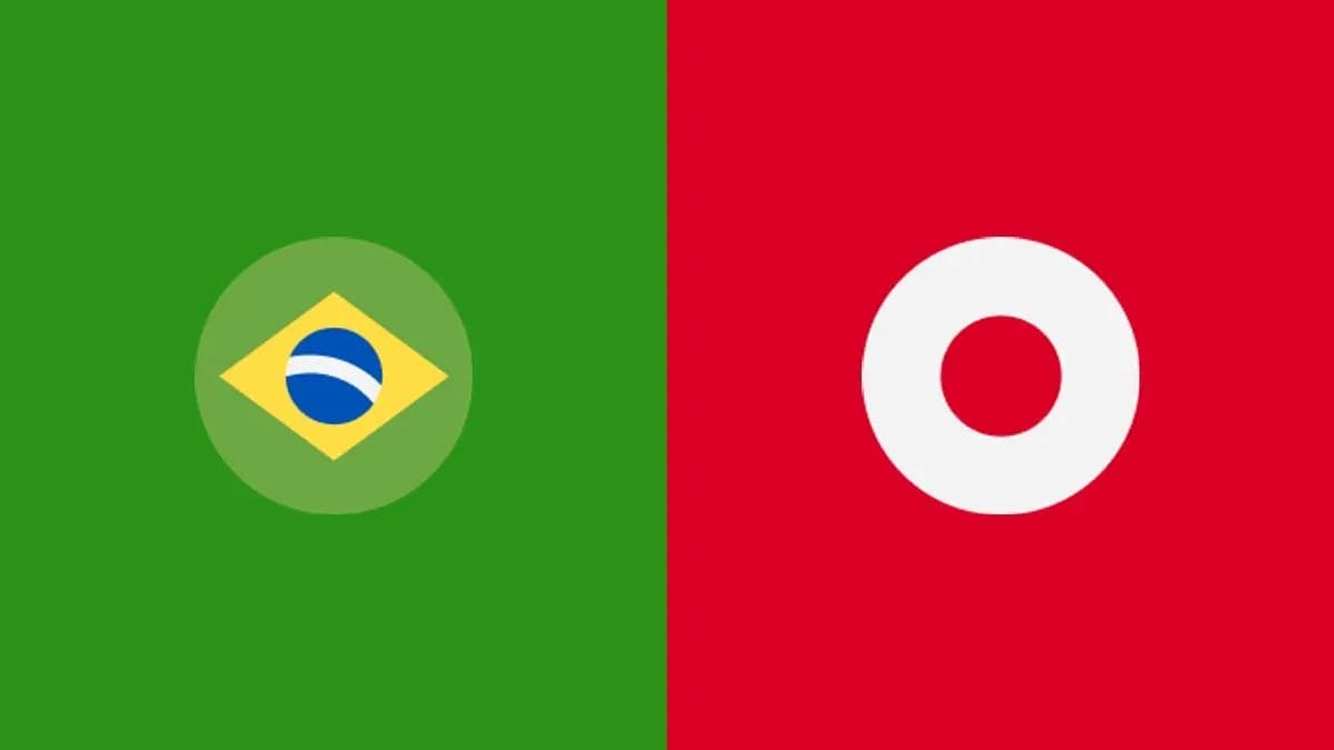 Brazil and Turkey flags side by side