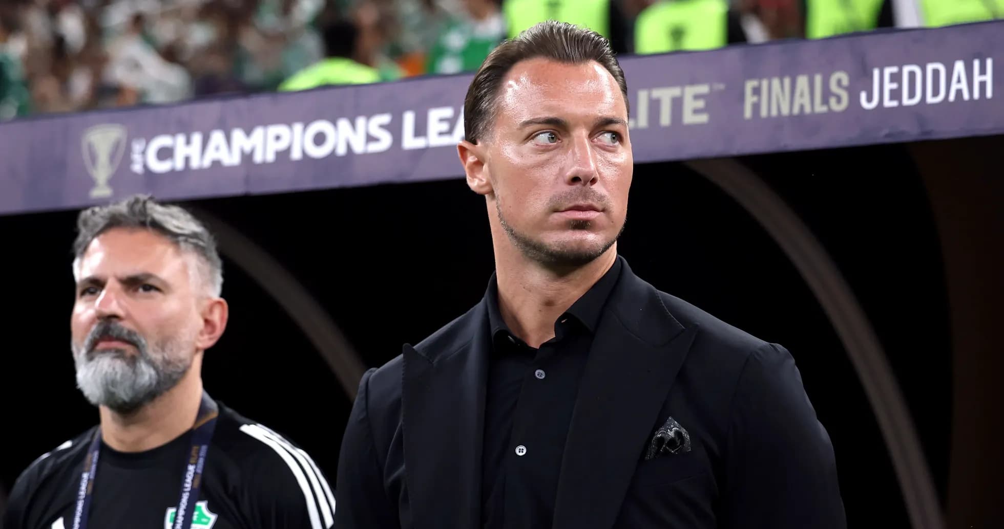 Coaches observing the match during AFC Champions League final