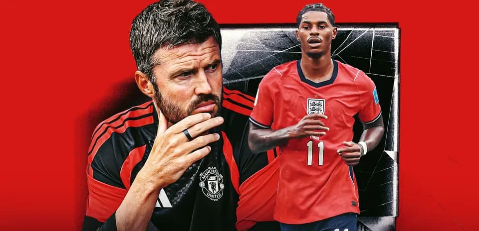 Manchester United coach and England player in action