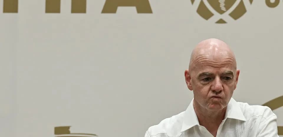 FIFA official speaking at press conference