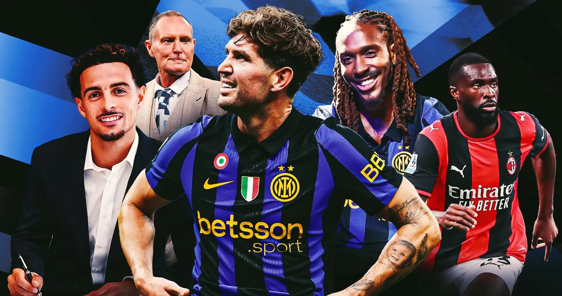 Futbolchilar va murabbiylar Inter va Milan jamoalarida