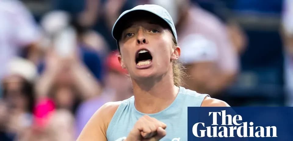 Tennis player celebrating during match at stadium