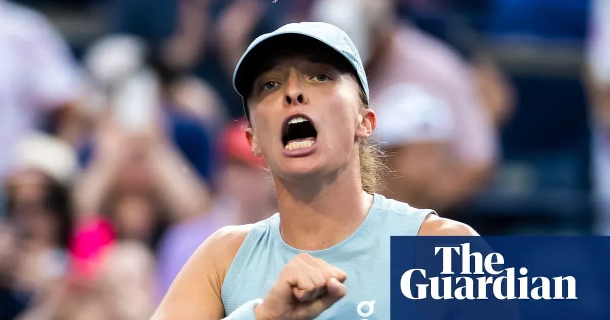 Tennis player celebrating during match at stadium
