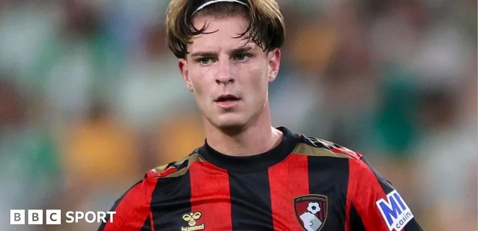Bournemouth player focused during match action