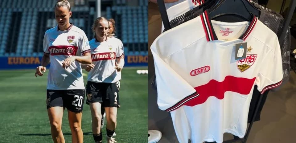 Futbolchilar mashg'ulotda, formalar ko'rsatilmoqda