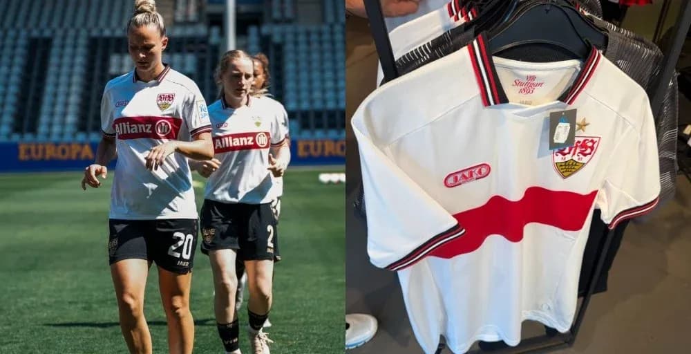 Futbolchilar mashg'ulotda, formalar ko'rsatilmoqda