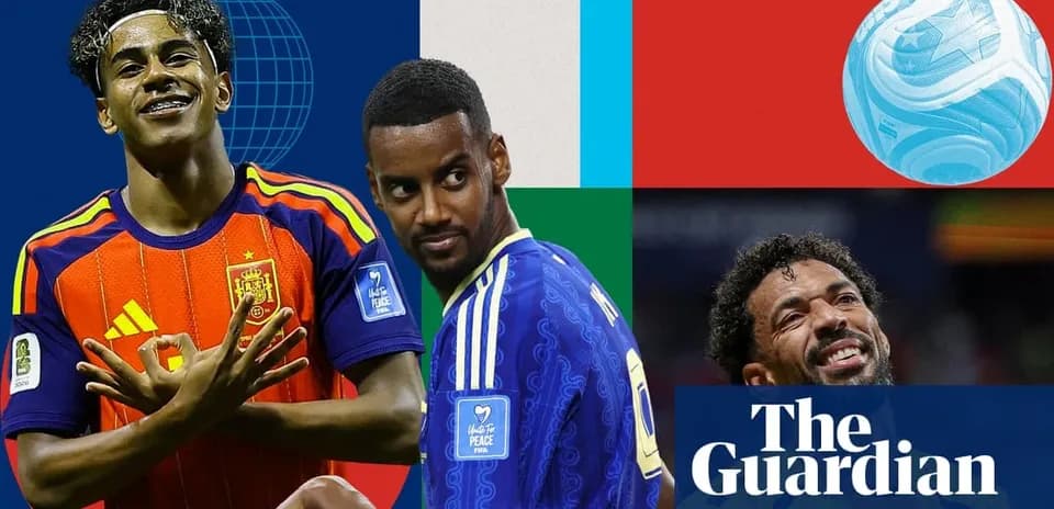 FIFA World Cup players in team jerseys