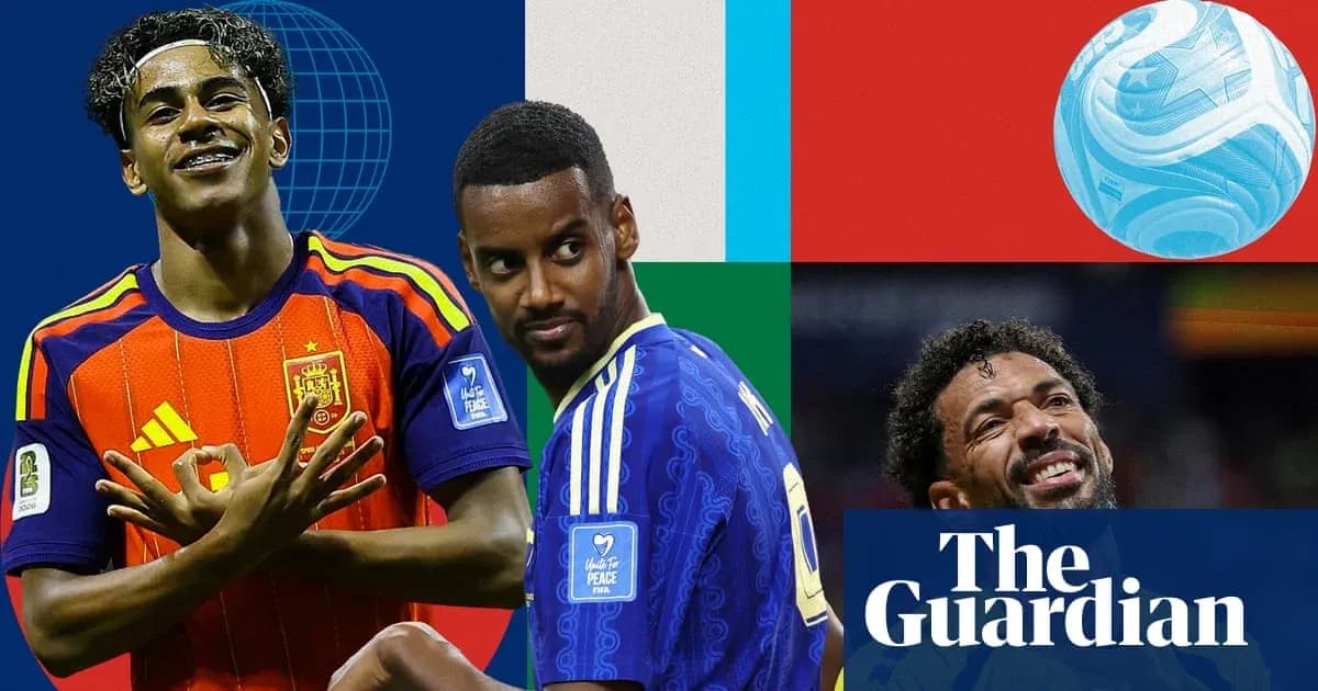 FIFA World Cup players in team jerseys