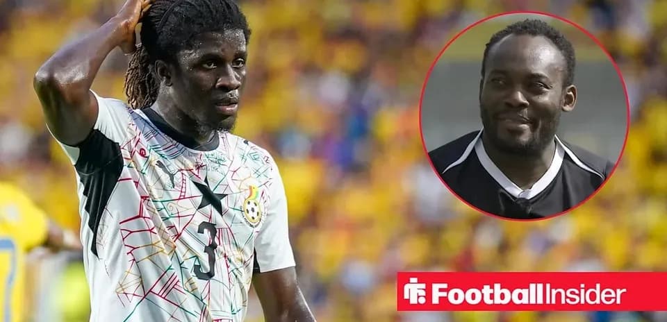 Ghana player in action during a football match