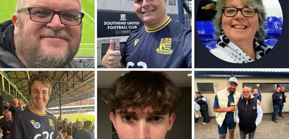 Fans enjoying football at Southend United matches