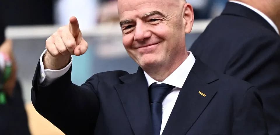 FIFA official pointing during an event