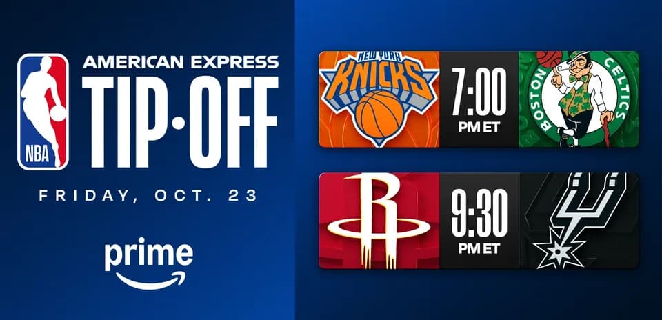 NBA season opener schedule for October 23