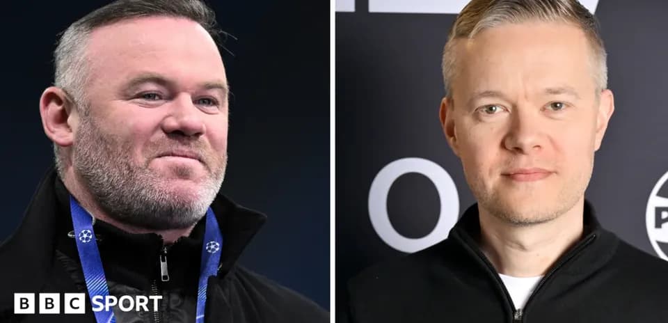 Wayne Rooney and another man at an event