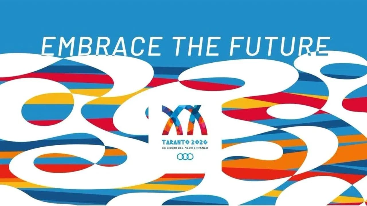 Taranto 2026 Mediterranean Games logo and design