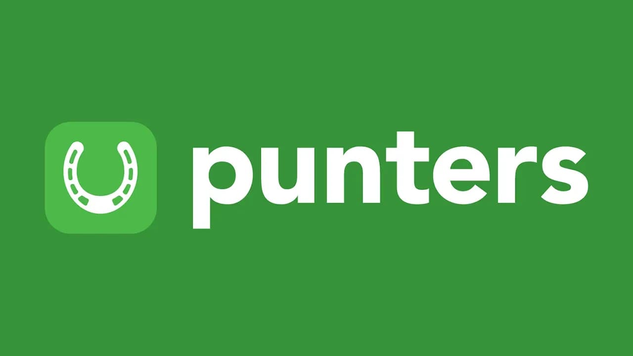 Punters logo on green background