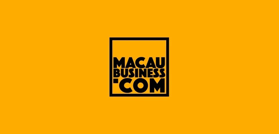 Macau Business logo on orange background