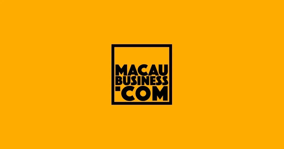 Macau Business logo on orange background