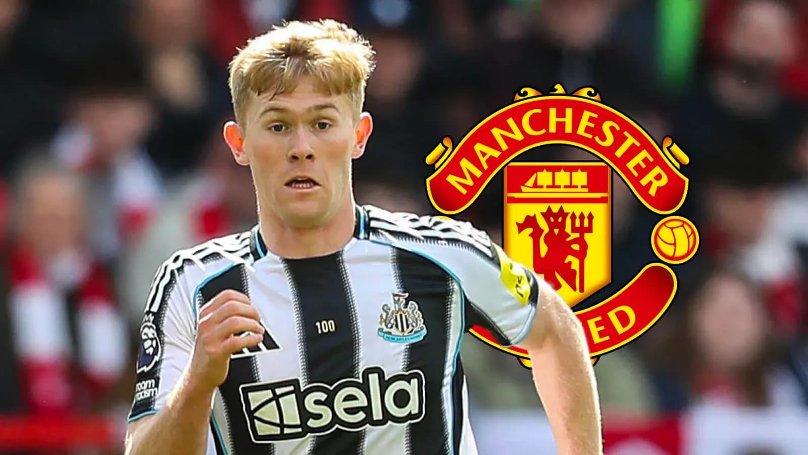 Futbolchi Newcastle formasi bilan maydonda harakatda