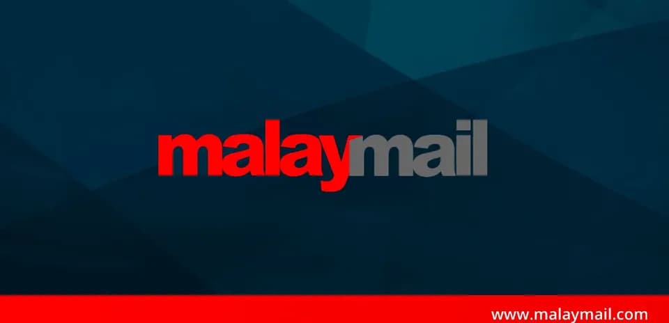 Malay Mail logo on dark background