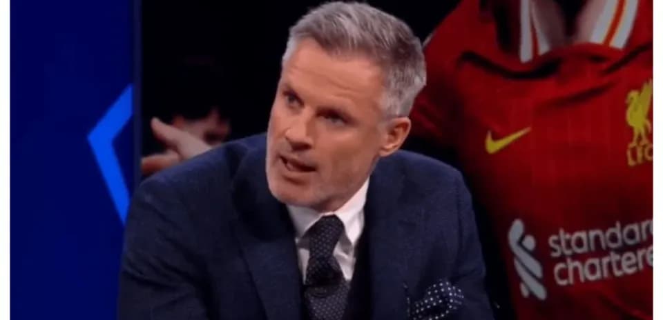 Sport analyst discussing match on studio set