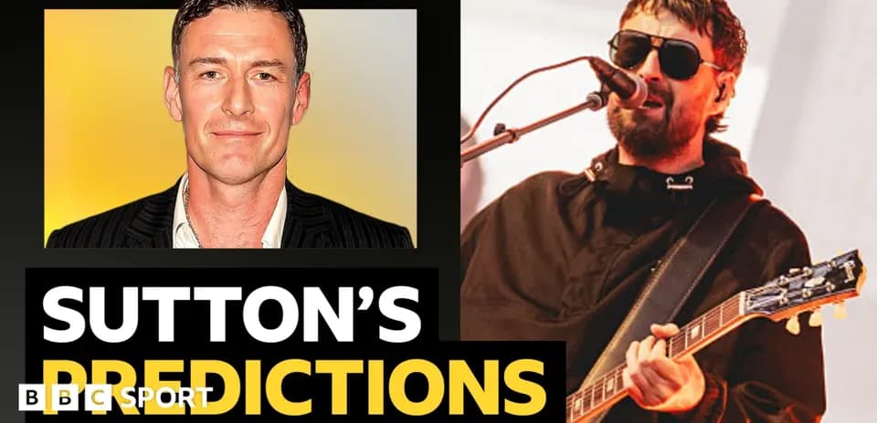 Sutton's predictions with musician performing live