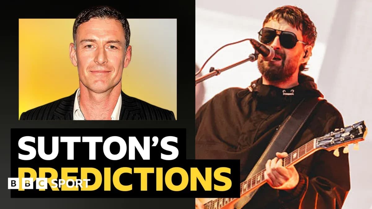 Sutton's predictions with musician performing live