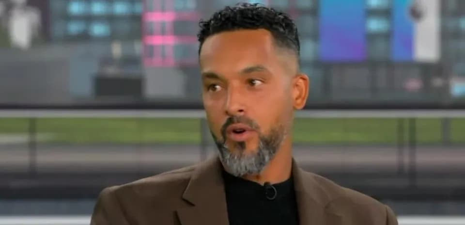 Analyst speaking during sports broadcast segment