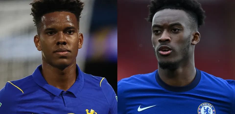 Ikkita futbolchining Chelsea formasida portretlari