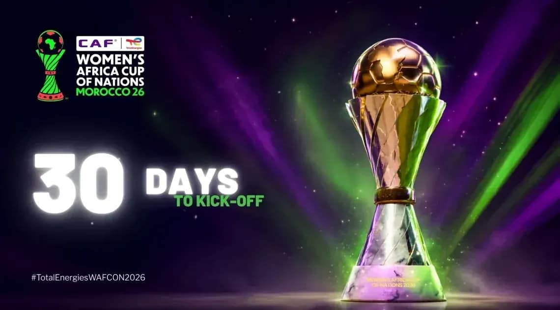30 days countdown for Women's Africa Cup trophy