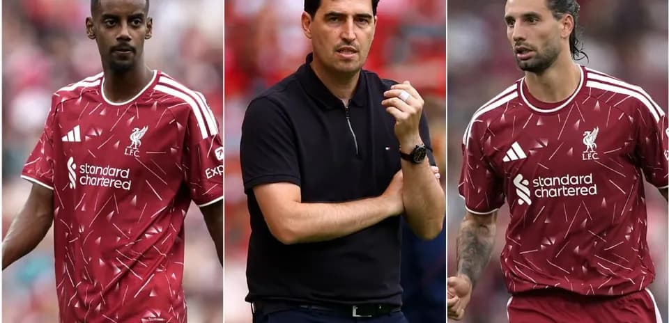 Liverpool players and manager during team event