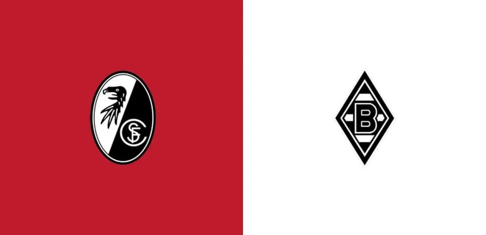 SC Freiburg and Borussia Mönchengladbach club logos