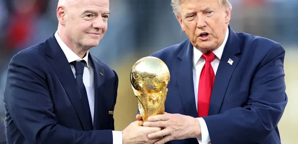 FIFA World Cup trophy presentation ceremony