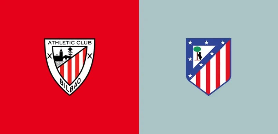Logotiplar: Athletic Club va Atlético Madrid